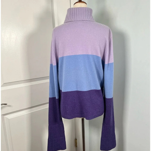 Marconi 2ply 100% cashmere turtleneck sweater size XL - Picture 9 of 10